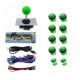 Kit Arcade Usb 1 Palancas 10 Botones Iluminados Verde